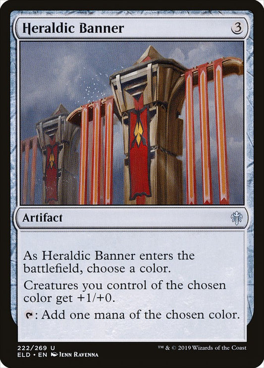 Heraldic Banner [Throne of Eldraine] [Foil]