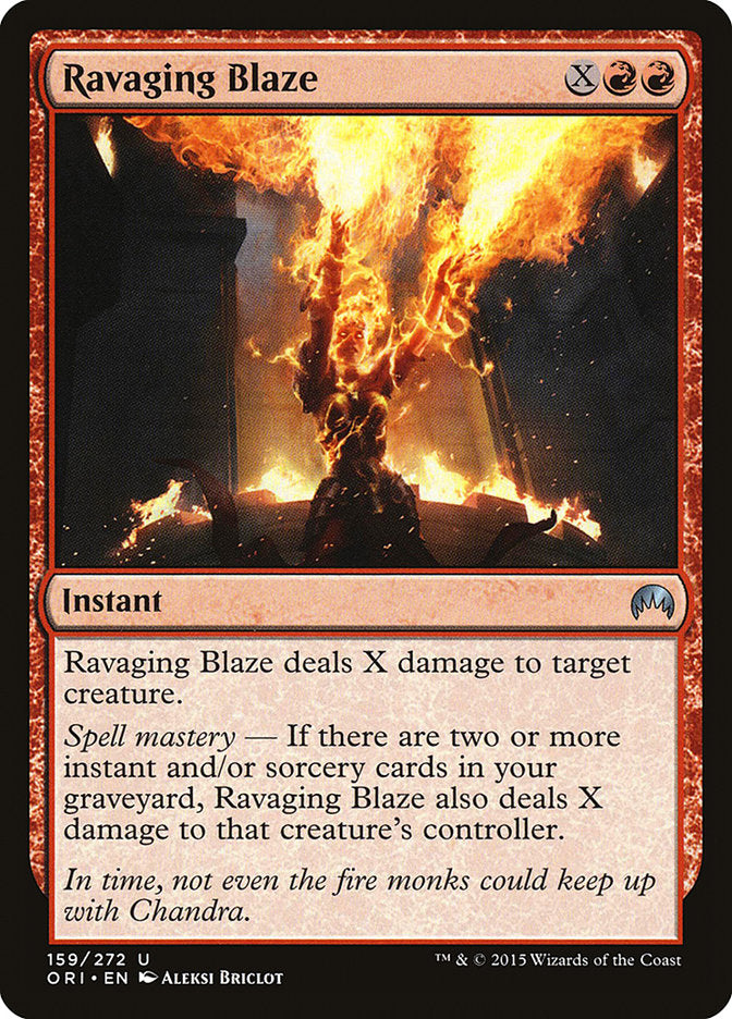 Ravaging Blaze [Magic Origins] [Foil]