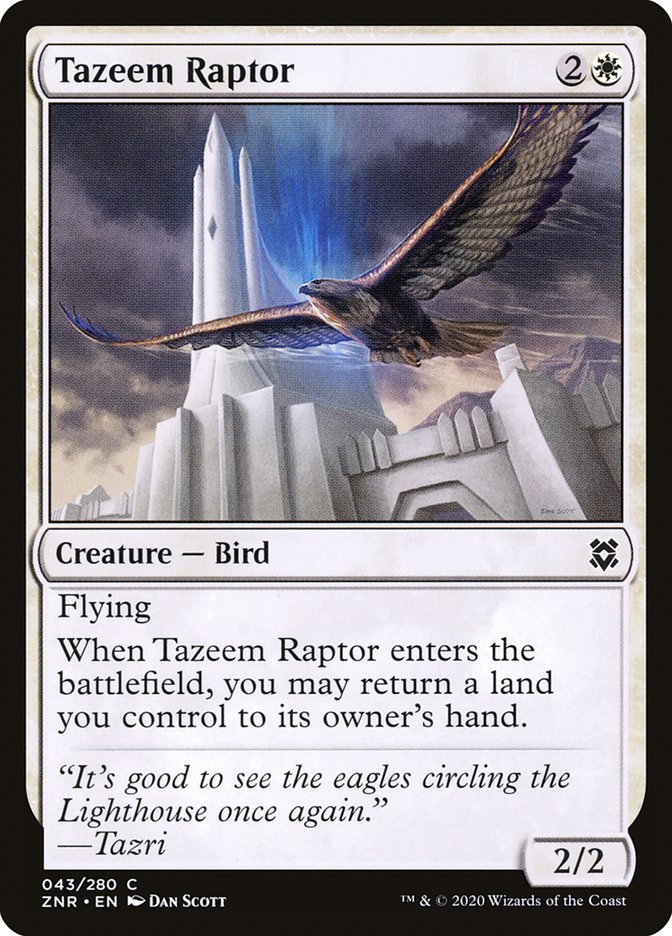 Tazeem Raptor [Zendikar Rising] [Foil]