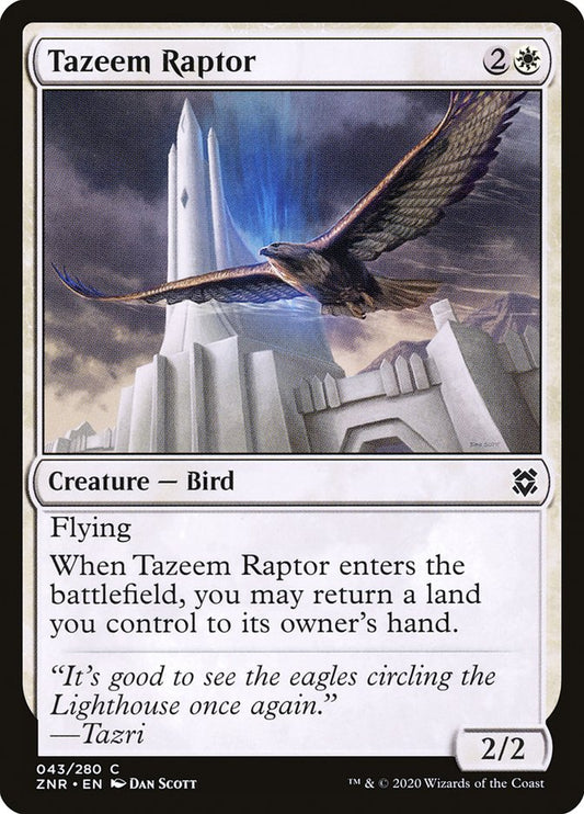Tazeem Raptor [Zendikar Rising] [Foil]