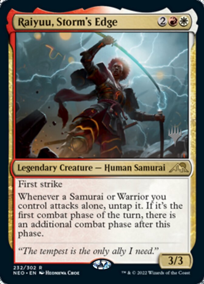 Raiyuu, Storm's Edge (Promo Pack) [Kamigawa: Neon Dynasty Promos] [Foil]