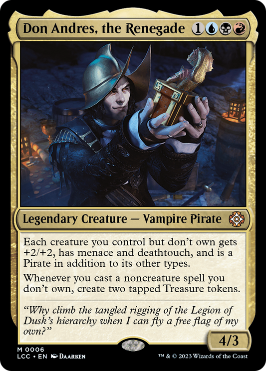 Don Andres, the Renegade [The Lost Caverns of Ixalan Commander] [Foil]