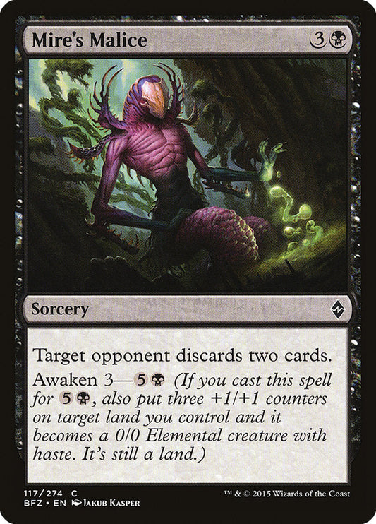 Mire's Malice [Battle for Zendikar] [Foil]
