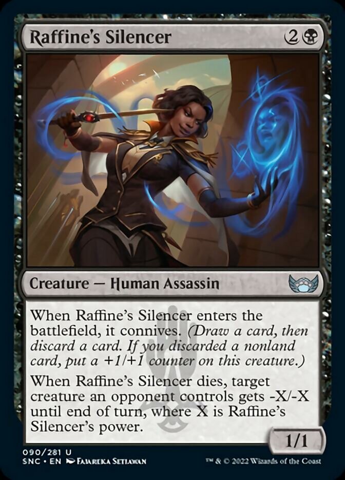 Raffine's Silencer [Streets of New Capenna] [Foil]