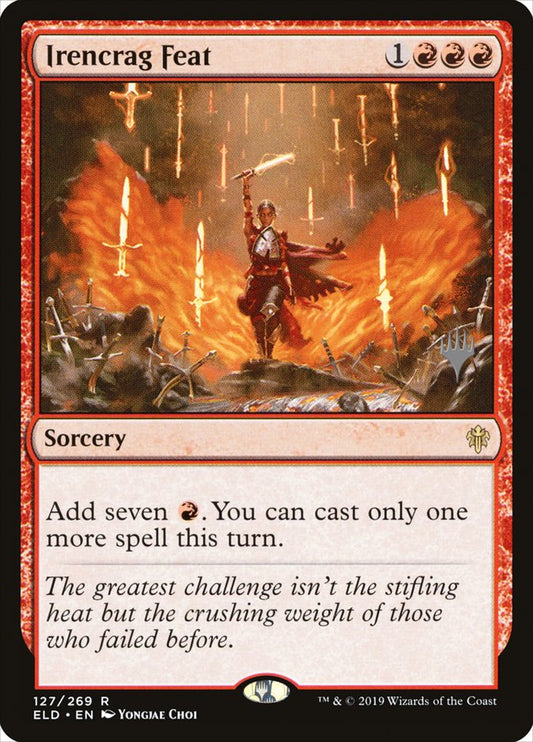 Irencrag Feat (Promo Pack) [Throne of Eldraine Promos] [Foil]