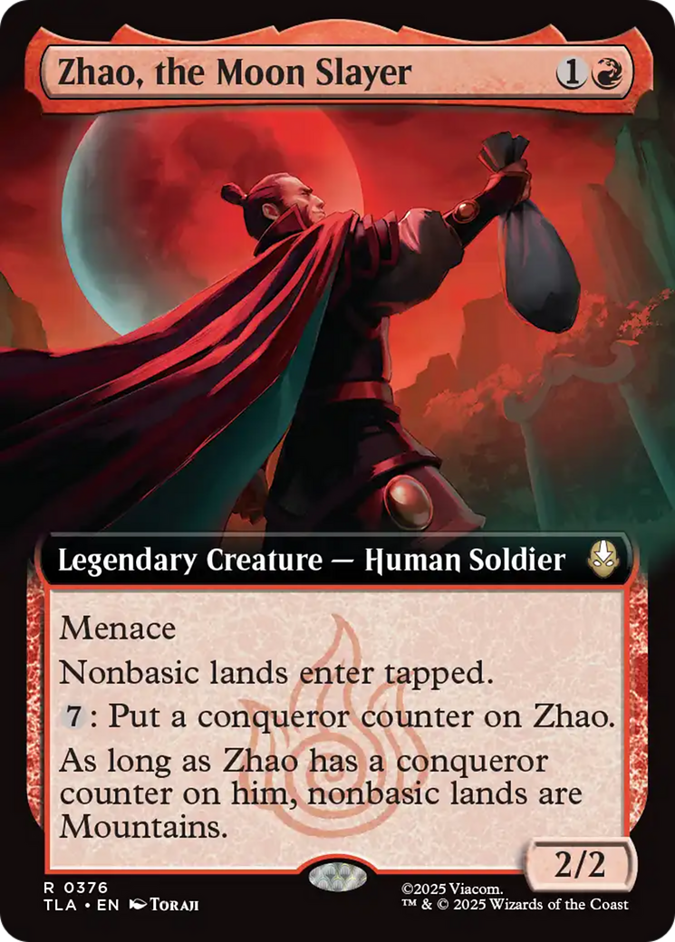 Zhao, the Moon Slayer (Extended Art) [Avatar: The Last Airbender] [Foil]