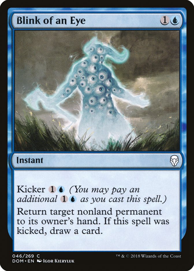 Blink of an Eye [Dominaria] [Foil]