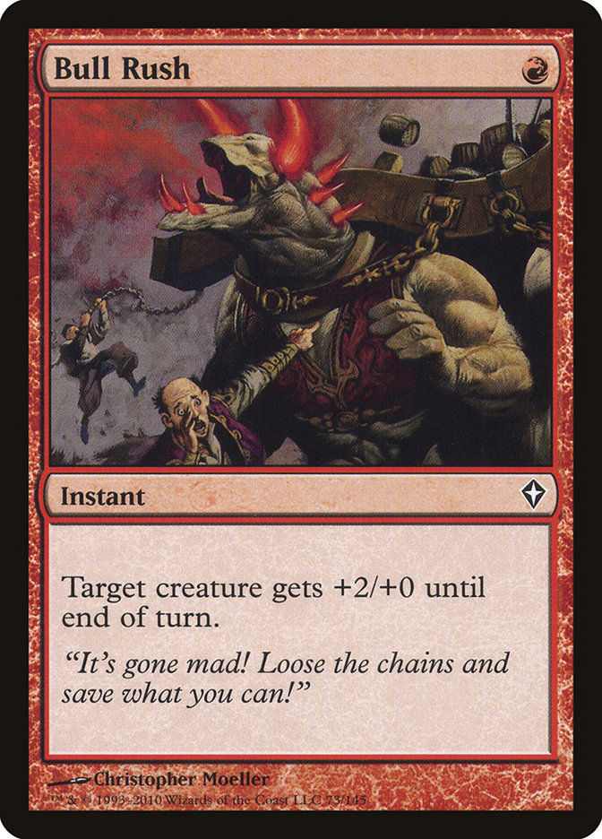 Bull Rush [Worldwake] [Foil]