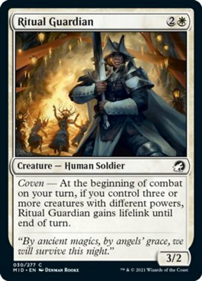 Ritual Guardian [Innistrad: Midnight Hunt] [Foil]