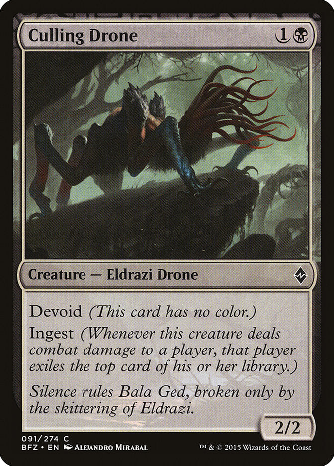 Culling Drone [Battle for Zendikar] [Foil]