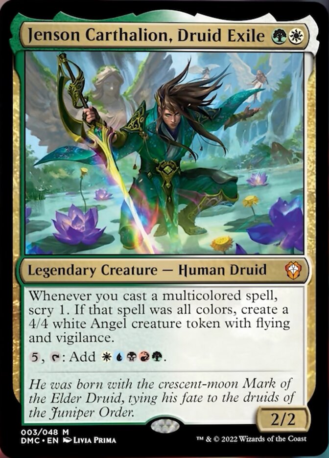 Jenson Carthalion, Druid Exile [Dominaria United Commander] [Foil]