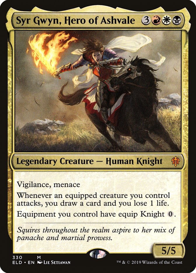 Syr Gwyn, Hero of Ashvale [Throne of Eldraine] [Foil]