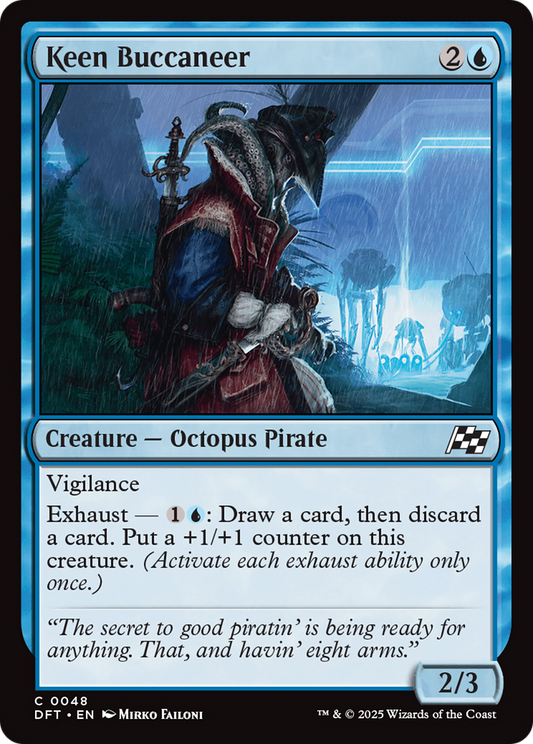 Keen Buccaneer [Aetherdrift] [Foil]