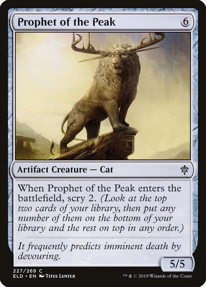 Prophet of the Peak [Throne of Eldraine] [Foil]