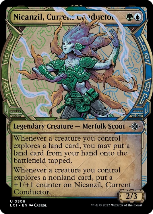 Nicanzil, Current Conductor (Showcase) [The Lost Caverns of Ixalan] [Foil]