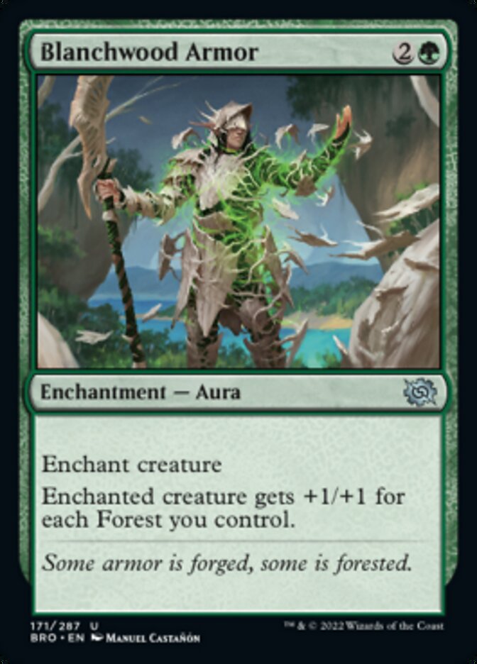 Blanchwood Armor [The Brothers' War] [Foil]