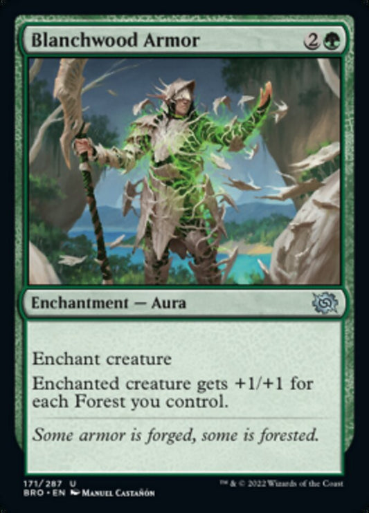 Blanchwood Armor [The Brothers' War] [Foil]