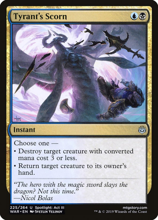 Tyrant's Scorn [War of the Spark] [Foil]