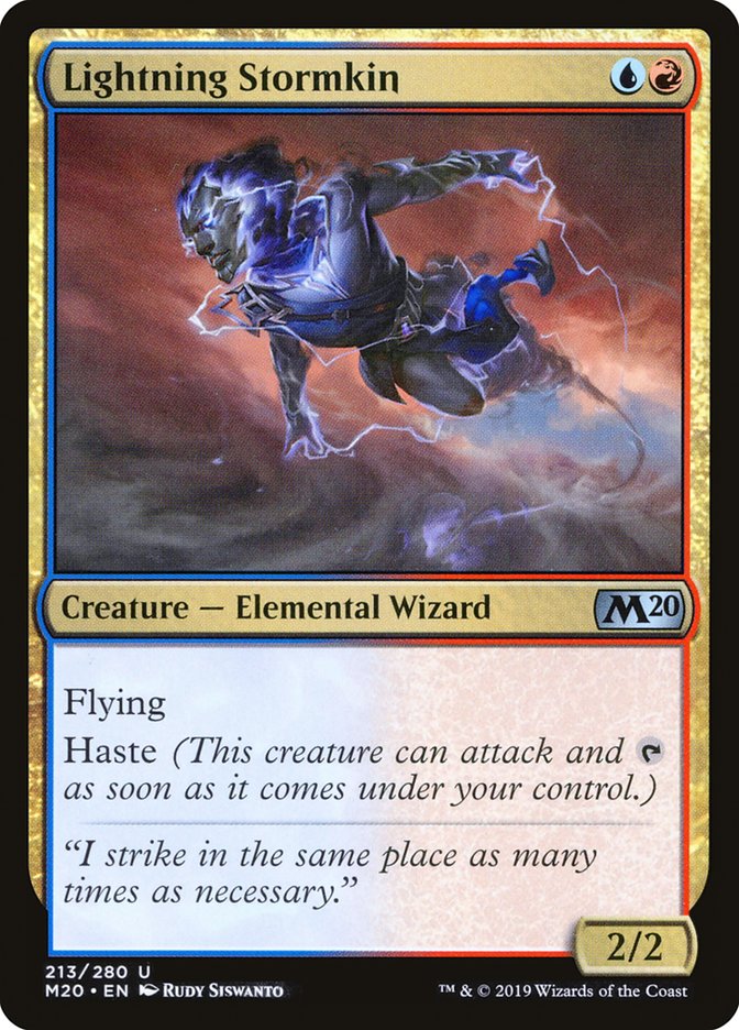Lightning Stormkin [Core Set 2020] [Foil]