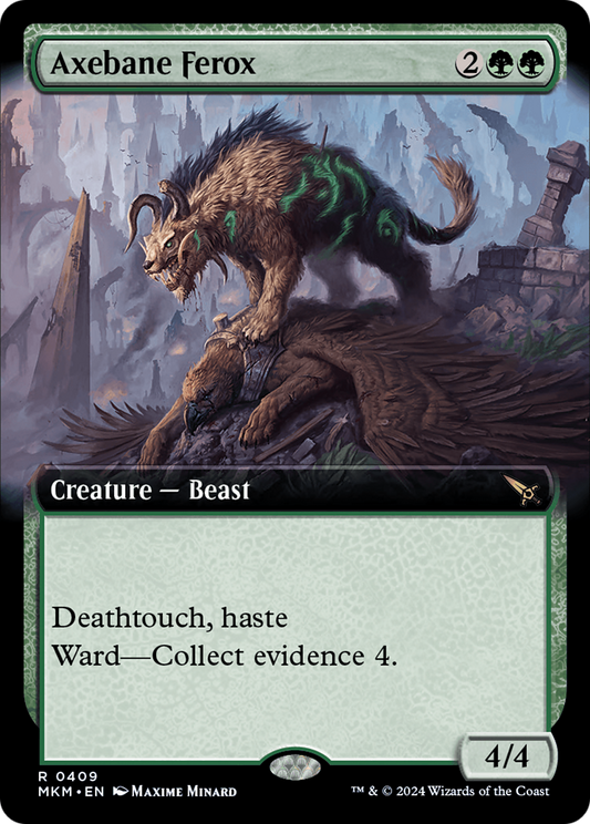 Axebane Ferox (Extended Art) [Murders at Karlov Manor] [Foil]