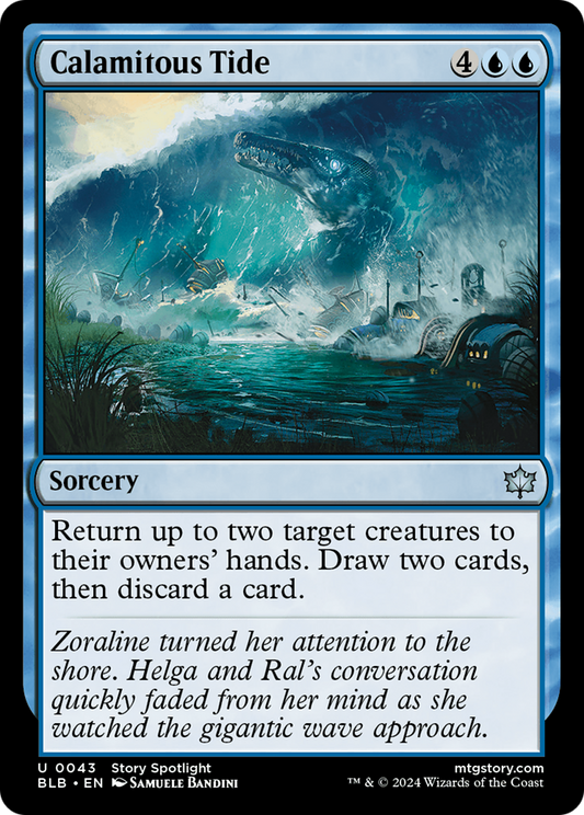 Calamitous Tide [Bloomburrow] [Foil]