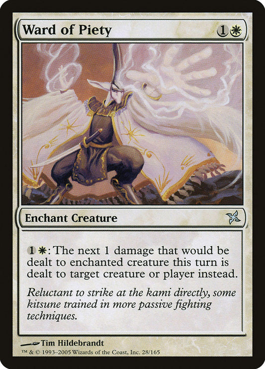 Ward of Piety [Betrayers of Kamigawa] [Foil]
