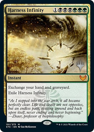 Harness Infinity (Promo Pack) [Strixhaven: School of Mages Promos] [Foil]