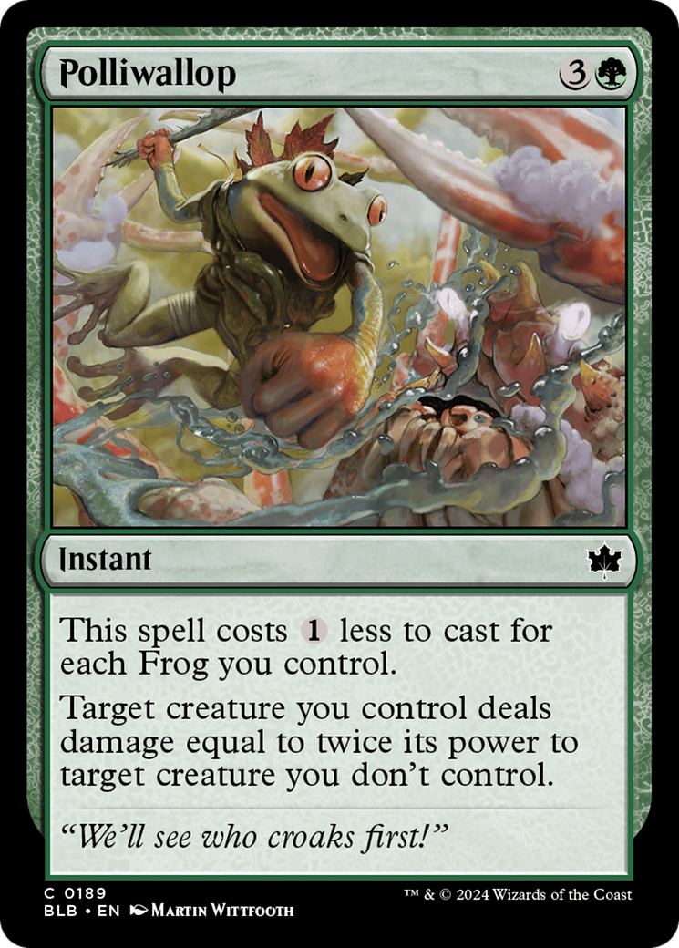 Polliwallop [Bloomburrow] [Foil]