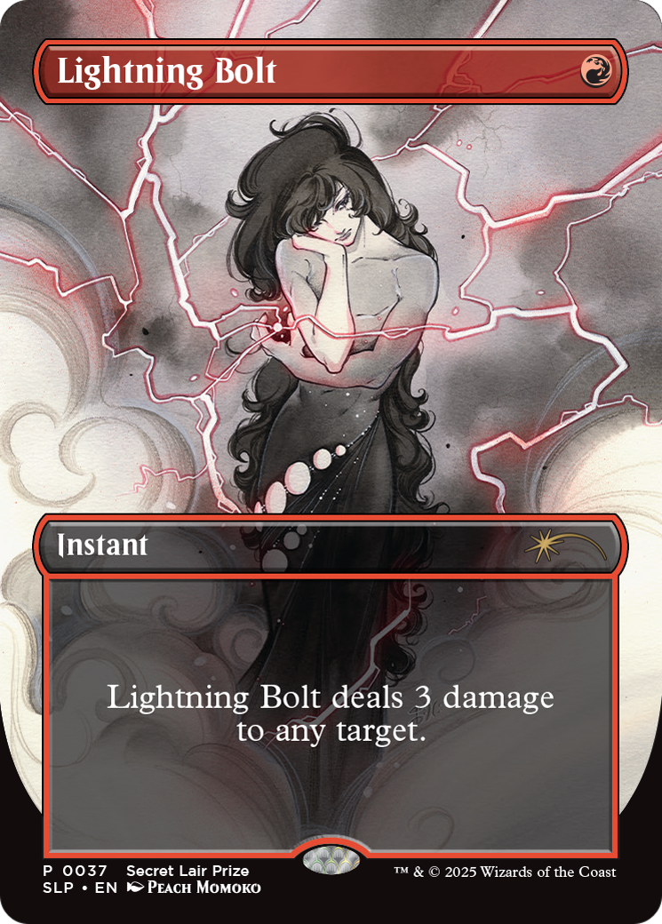 Lightning Bolt (0037) [Secret Lair Showdown] [Foil]