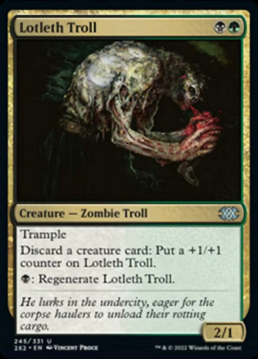 Lotleth Troll [Double Masters 2022] [Foil]