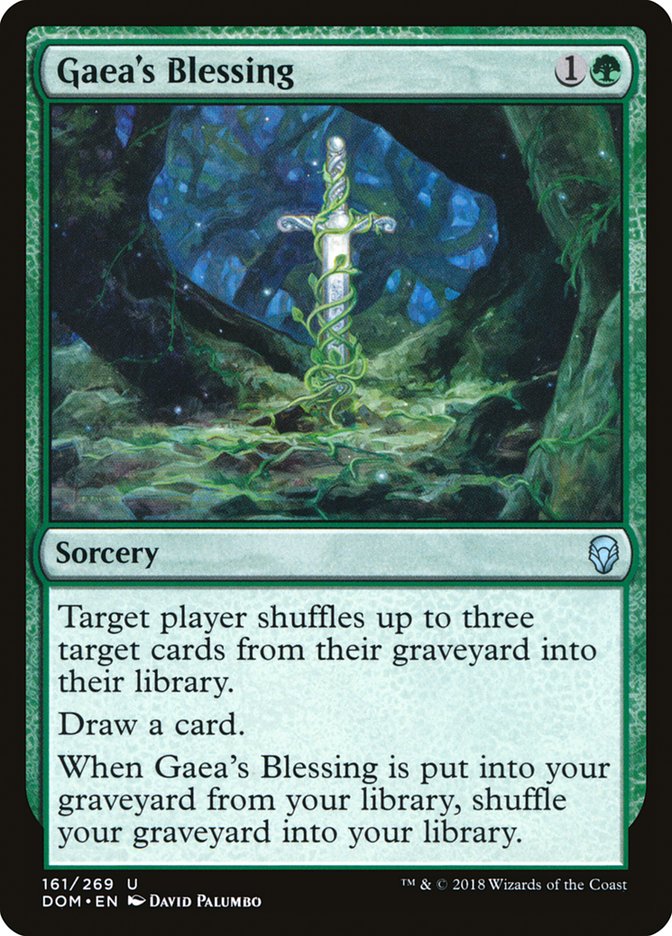 Gaea's Blessing [Dominaria] [Foil]