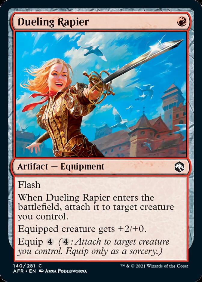 Dueling Rapier [Dungeons & Dragons: Adventures in the Forgotten Realms] [Foil]