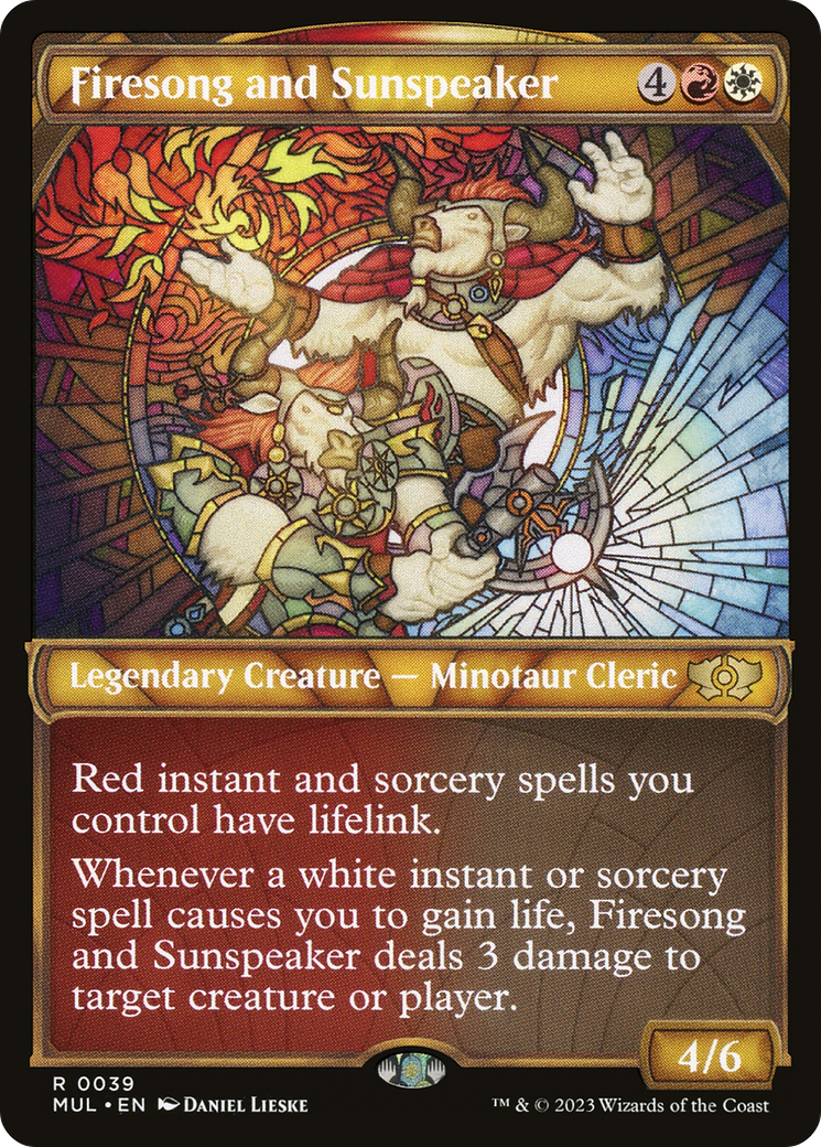 Firesong and Sunspeaker [Multiverse Legends] [Foil]