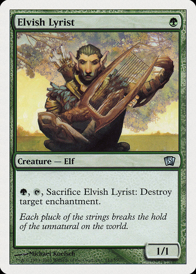 Elvish Lyrist [Eighth Edition] [Foil]