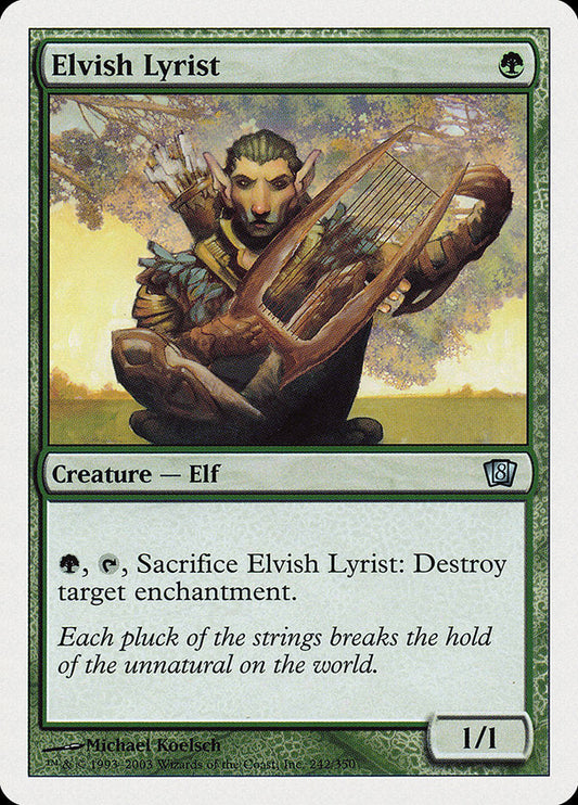 Elvish Lyrist [Eighth Edition] [Foil]