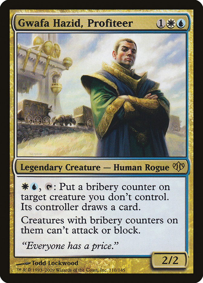 Gwafa Hazid, Profiteer [Conflux] [Foil]