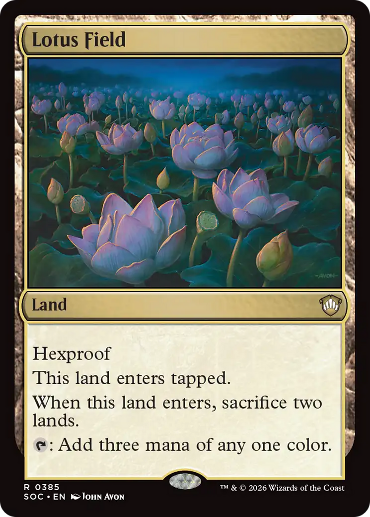Lotus Field [Secrets of Strixhaven Commander] [Foil]