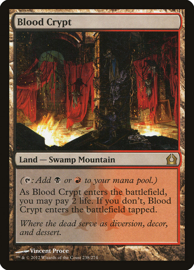 Blood Crypt [Return to Ravnica] [Foil]
