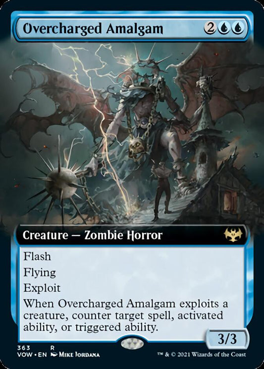 Overcharged Amalgam (Extended Art) [Innistrad: Crimson Vow] [Foil]