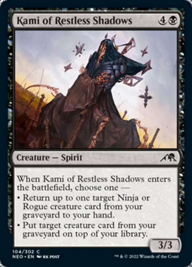 Kami of Restless Shadows [Kamigawa: Neon Dynasty] [Foil]