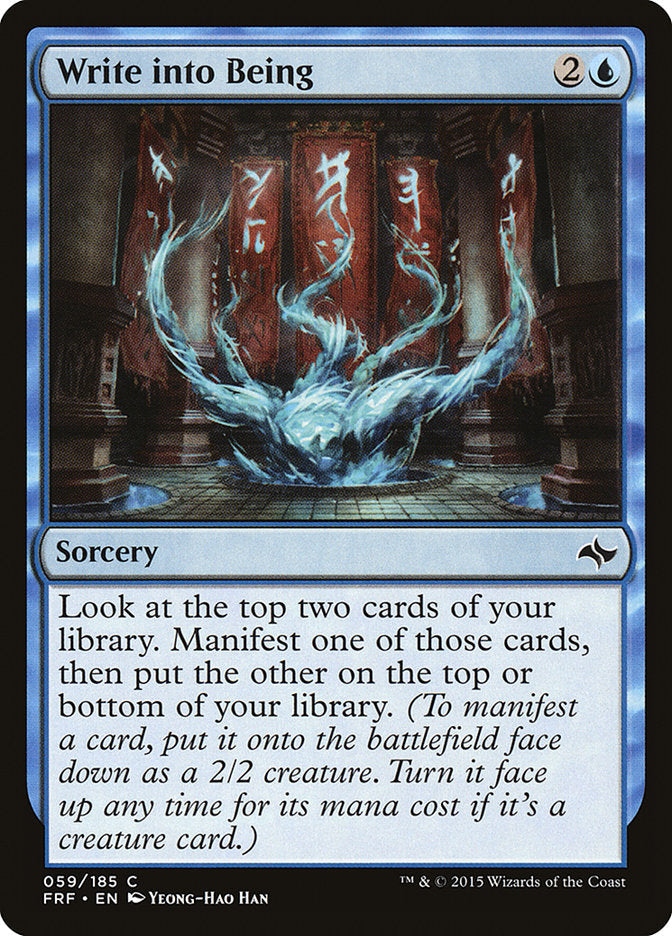 Write into Being [Fate Reforged] [Foil]