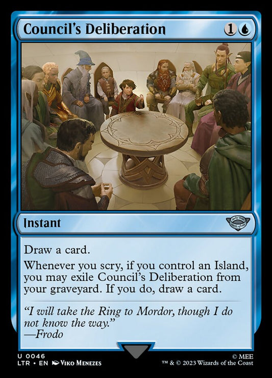 Council's Deliberation [The Lord of the Rings: Tales of Middle-Earth] [Foil]