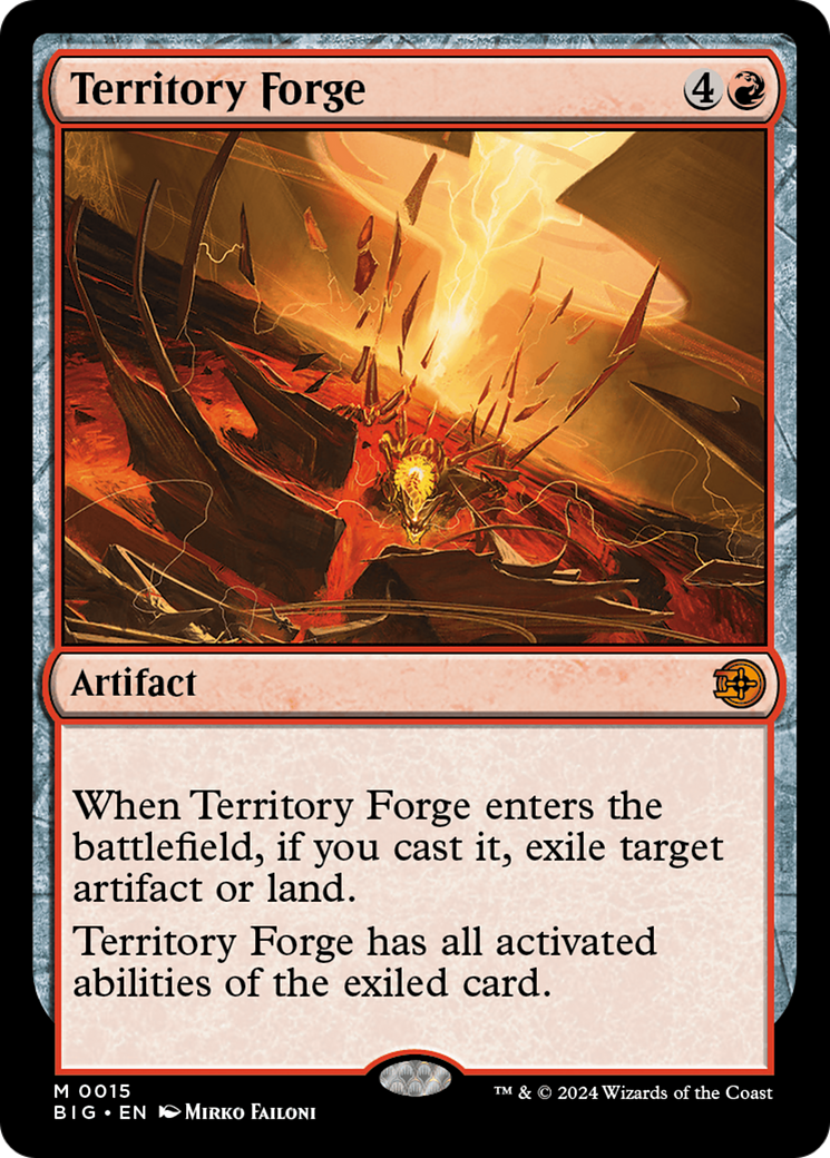 Territory Forge [Outlaws of Thunder Junction: The Big Score] [Foil]
