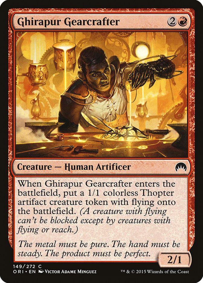 Ghirapur Gearcrafter [Magic Origins] [Foil]