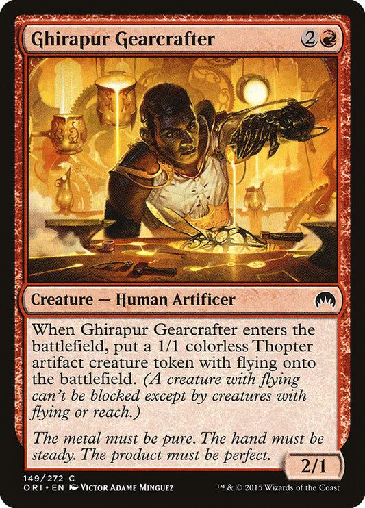 Ghirapur Gearcrafter [Magic Origins] [Foil]
