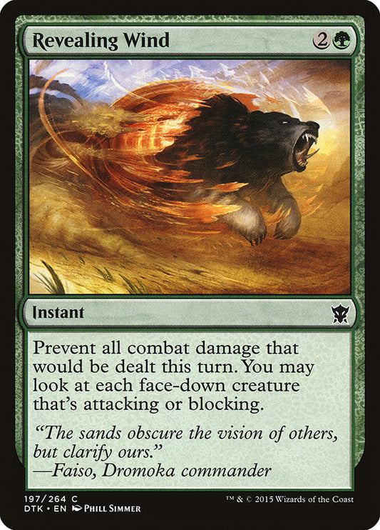 Revealing Wind [Dragons of Tarkir] [Foil]