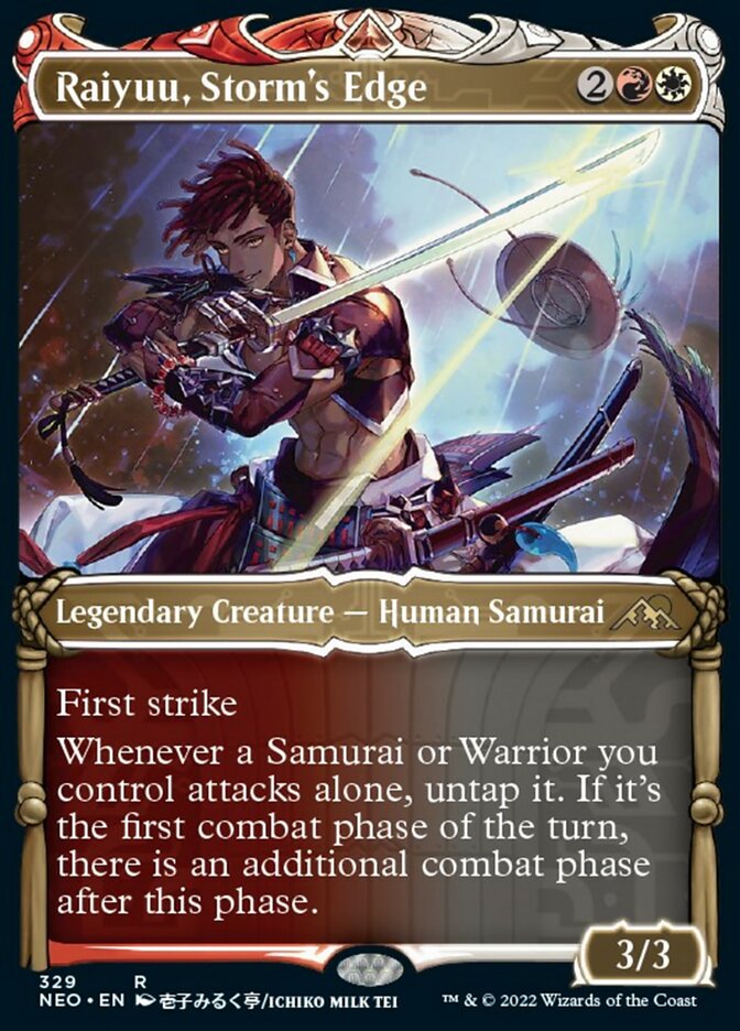 Raiyuu, Storm's Edge (Showcase Samurai) [Kamigawa: Neon Dynasty] [Foil]
