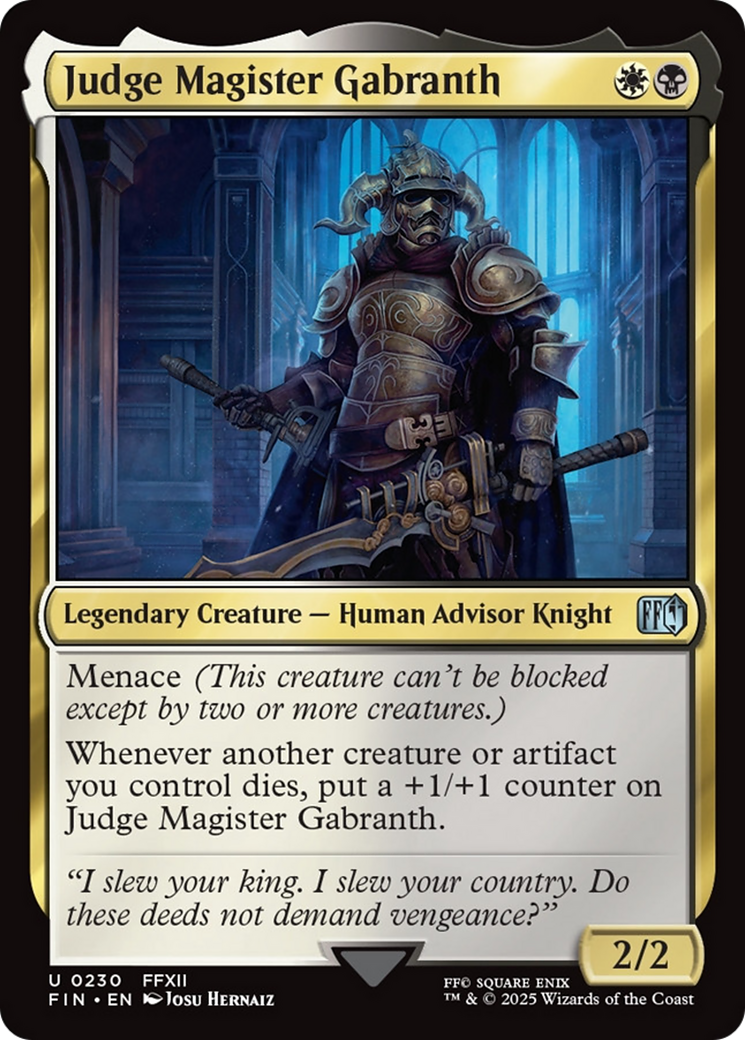 Judge Magister Gabranth [FINAL FANTASY] [Foil]