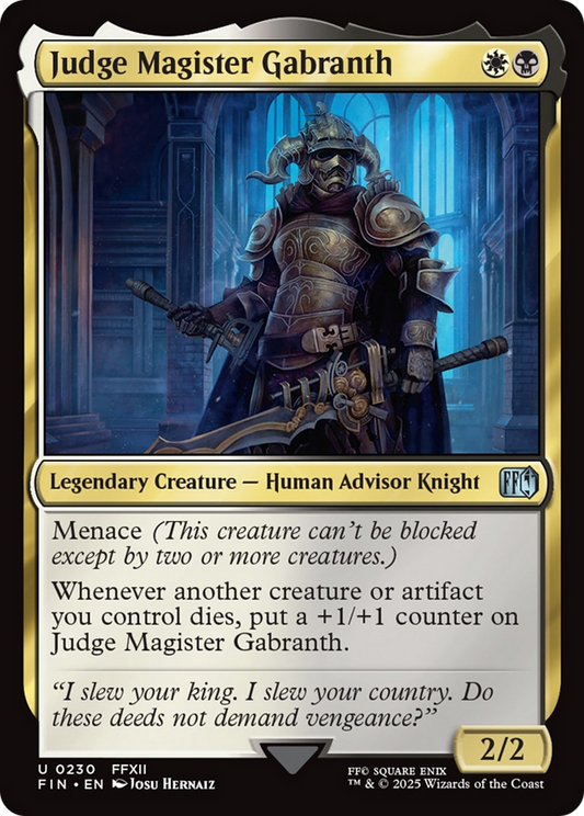 Judge Magister Gabranth [FINAL FANTASY] [Foil]
