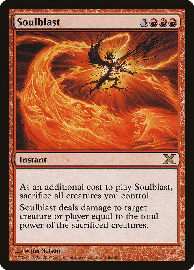 Soulblast [Tenth Edition] [Foil]
